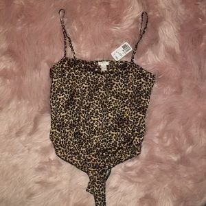 Leopard print bodysuit from Forever 21